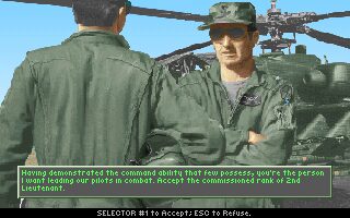 Gunship 2000 Amiga screenshot