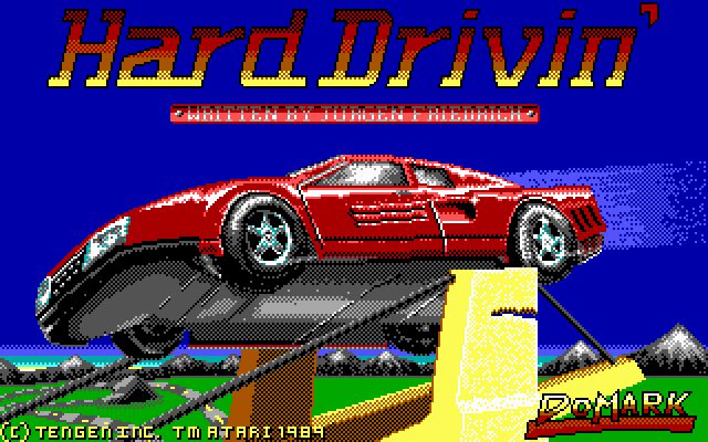 Hard Drivin - DOS
