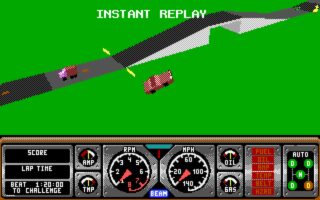 Hard Drivin' DOS screenshot