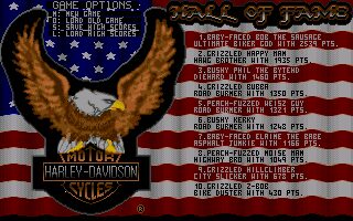 Harley-Davidson: The Road to Sturgis Amiga screenshot