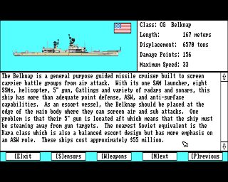 Harpoon Amiga screenshot