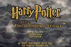 Harry Potter and the Philosopher's Stone Game Boy Advance screenshot