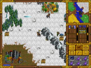 Heroes of Might and Magic DOS screenshot