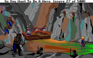 Hero's Quest: So You Want To Be A Hero Amiga screenshot