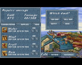High Seas Trader Amiga screenshot