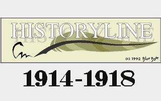 Historyline: 1914-1918 Amiga screenshot