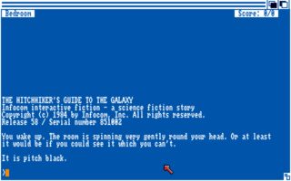 The Hitchhiker's Guide to the Galaxy Amiga screenshot