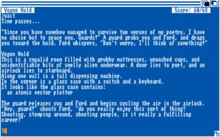 Playing the Hitchhikers Infocom game on an e-paper screen with voice input  is my dream interface : r/HHGTTG