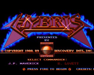 Hybris Amiga screenshot