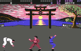 International Karate + Commodore 64 screenshot