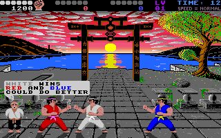 International Karate + Amiga screenshot