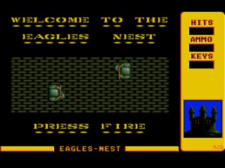 Into the Eagle's Nest Amiga screenshot