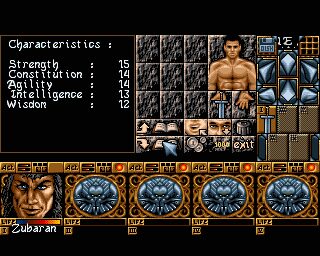 Ishar 2: Messengers of Doom Amiga screenshot