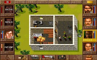 Jagged Alliance DOS screenshot