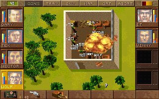 Jagged Alliance DOS screenshot
