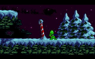Jazz Jackrabbit: Christmas Edition DOS screenshot