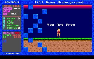 Jill of the Jungle: Jill Goes Underground - DOS