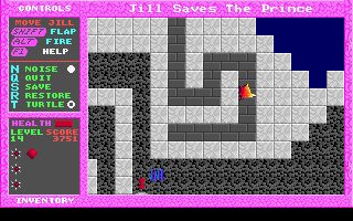 Jill of the Jungle: Jill Saves the Prince DOS screenshot