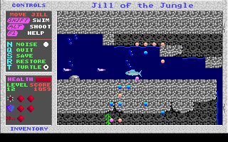 Jill Of The Jungle DOS screenshot