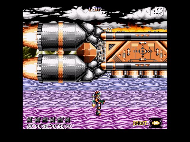 Jim Power in Mutant Planet - Amiga version