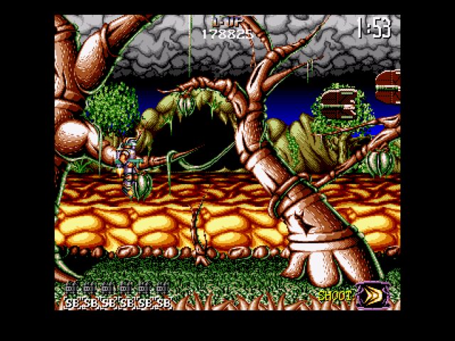 Jim Power in Mutant Planet - Amiga version
