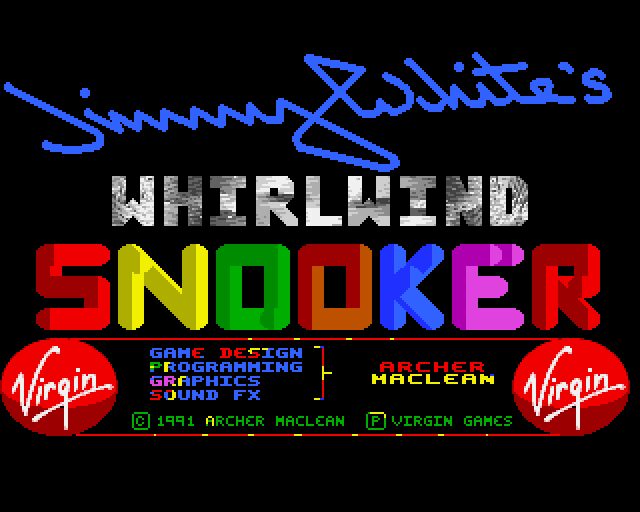 Jimmy Whites Whirlwind Snooker - Amiga