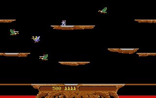 Joust Atari ST screenshot