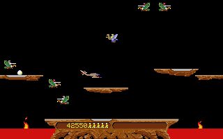 Joust Atari ST screenshot