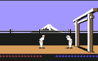 Karateka Commodore 64 screenshot