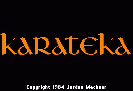 Karateka - Apple II