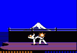 Karateka Apple II screenshot