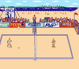 Kings of the Beach NES screenshot