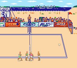 Kings of the Beach NES screenshot