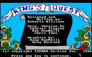 King's Quest Amiga screenshot