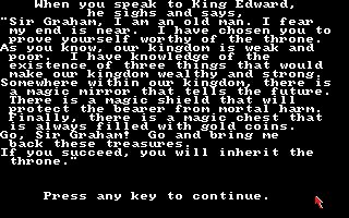 King's Quest Amiga screenshot