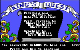 King's Quest DOS screenshot