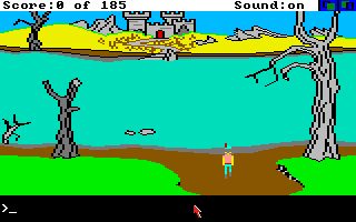 King's Quest II: Romancing the Throne Amiga screenshot