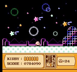 Kirby's Adventure NES screenshot