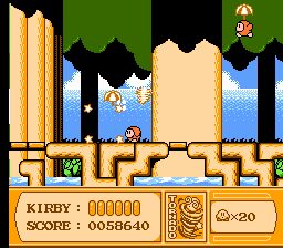 Kirby's Adventure NES screenshot