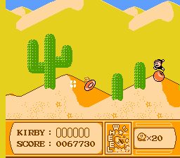 Kirby's Adventure NES screenshot