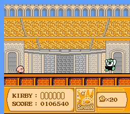 Kirby's Adventure NES screenshot