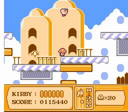 Kirby's Adventure NES screenshot