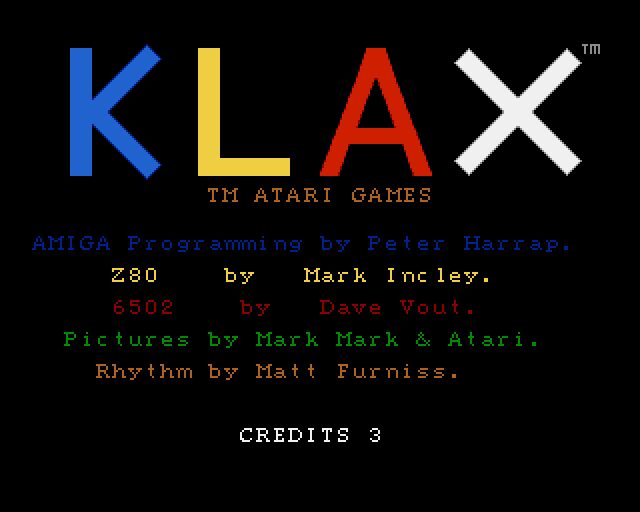 Klax - Amiga