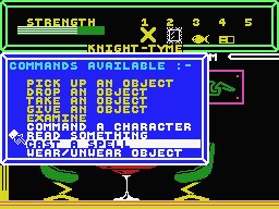 Knight Tyme MSX screenshot