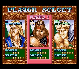 Knights of the Round SNES screenshot