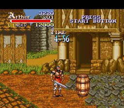Knights of the Round SNES screenshot