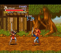 Knights of the Round SNES screenshot