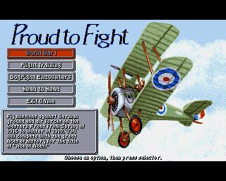 Knights of the Sky Amiga screenshot