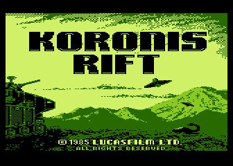 Koronis Rift - Atari 8-bit