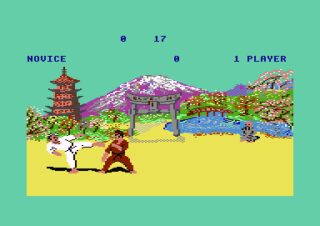 Kung-Fu: The Way of the Exploding Fist Commodore 64 screenshot